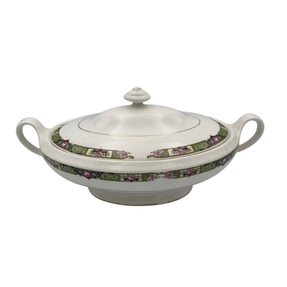 CCTP - Thomson Other - CCTP‎ Thompson Aladdin Chartreuse USA Serving Dish with Lid